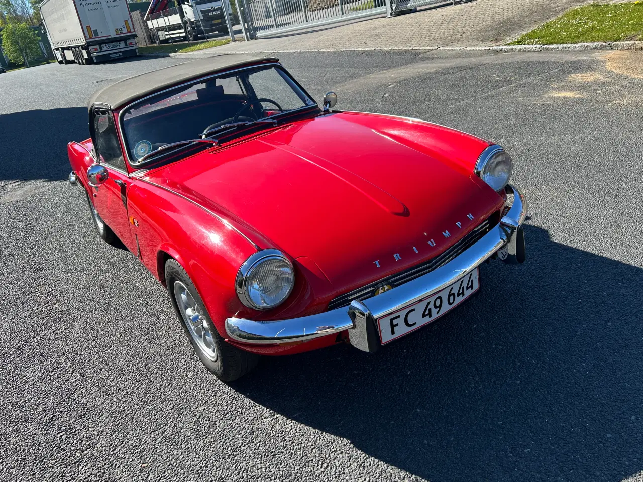 Billede 4 - Triumph Spitfire MK III i super fin stand nysynet