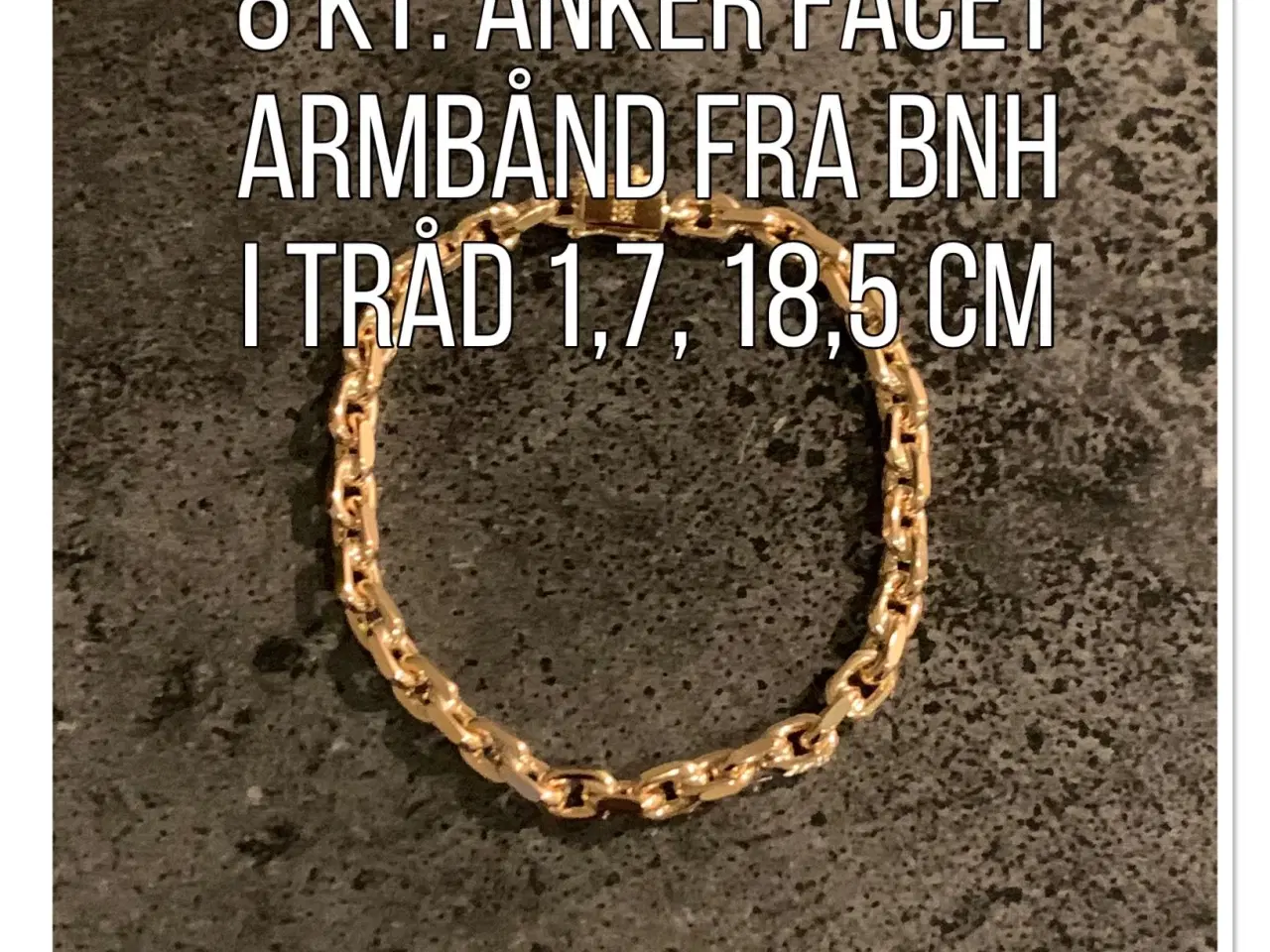 Billede 1 - Virkeligt flot Anker armbånd sælges