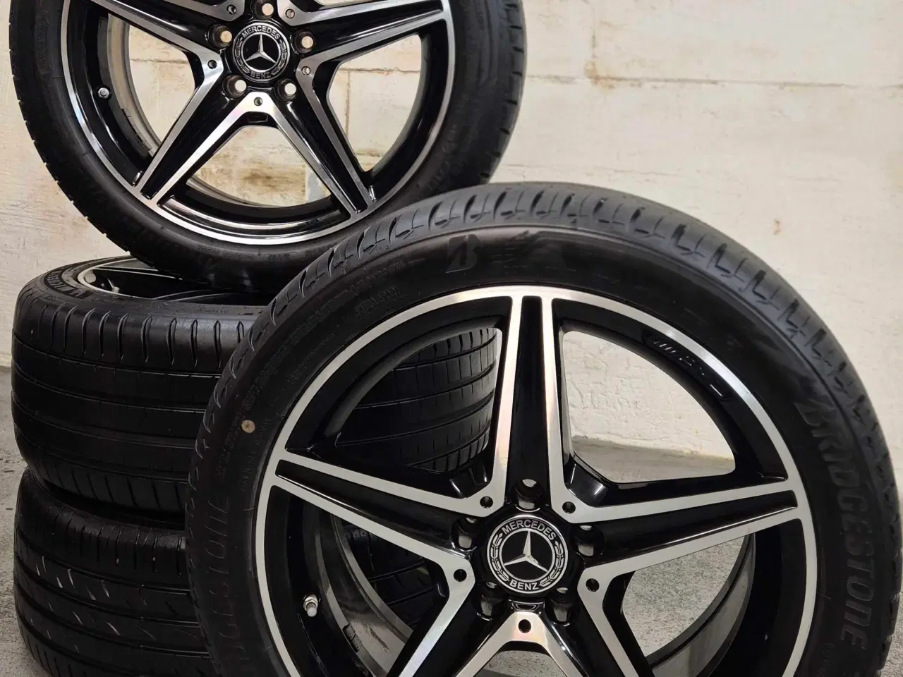 Billede 1 - 5x112 MERCEDES "AMG" ORIGINAL ALUFÆLGE MED SOMMERD