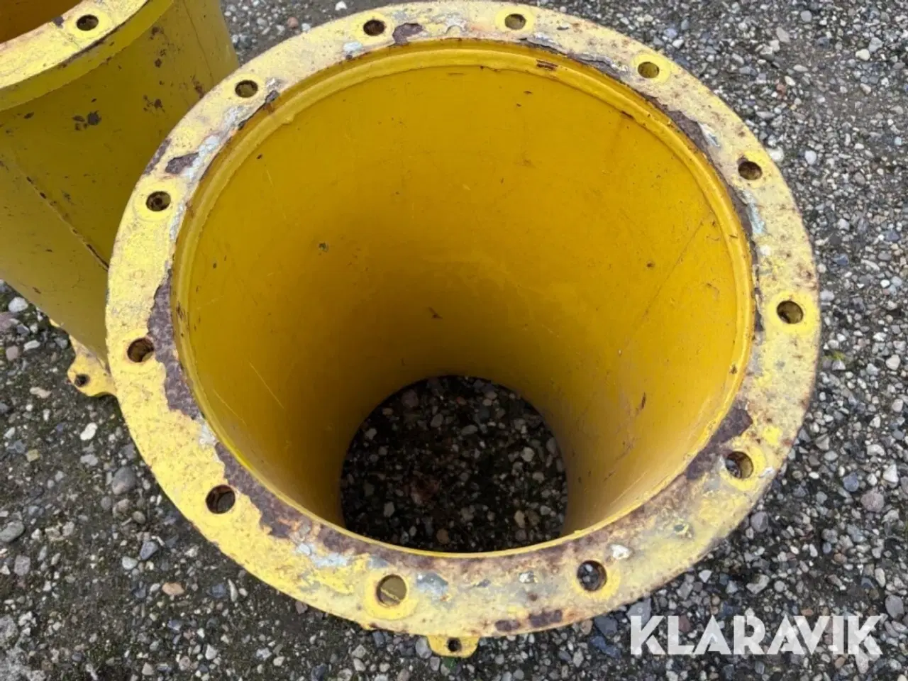 Billede 11 - Afstandsrør til traktorhjul - har siddet på en John Deere 6610