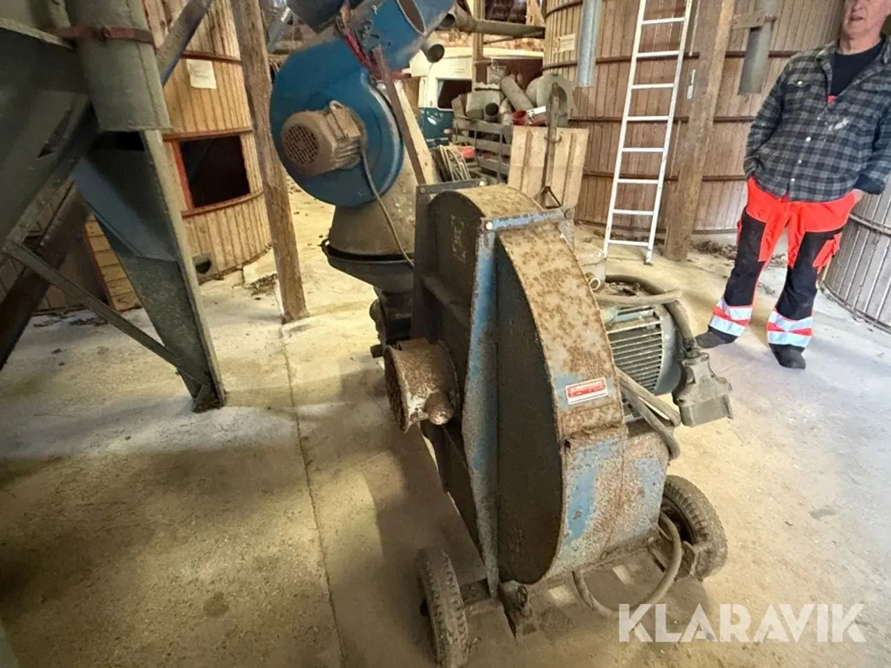 Billede 2 - Suge/ trykblæser Kongskilde TRL 150 med kornrenser