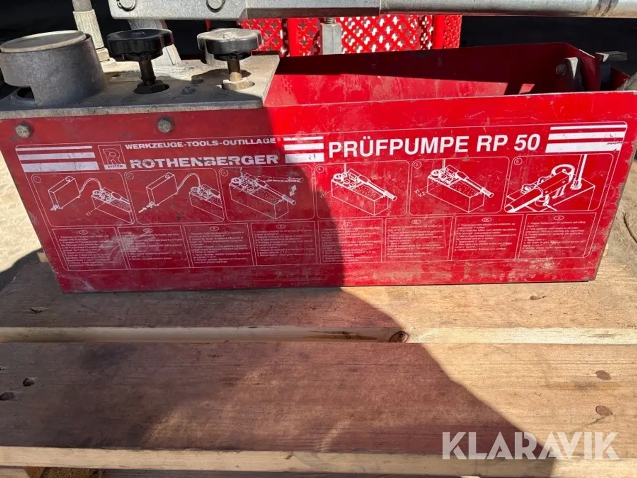 Billede 8 - Trykpumpe og spand Rothenberger RP 50-60