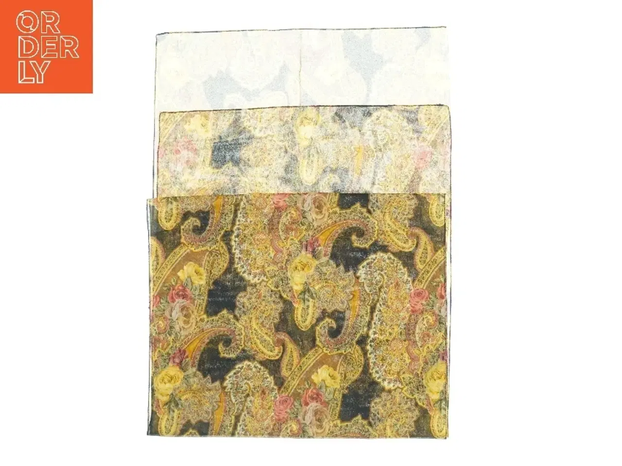 Billede 5 - Mønstret tørklæde (str. 155 x. 37 cm)