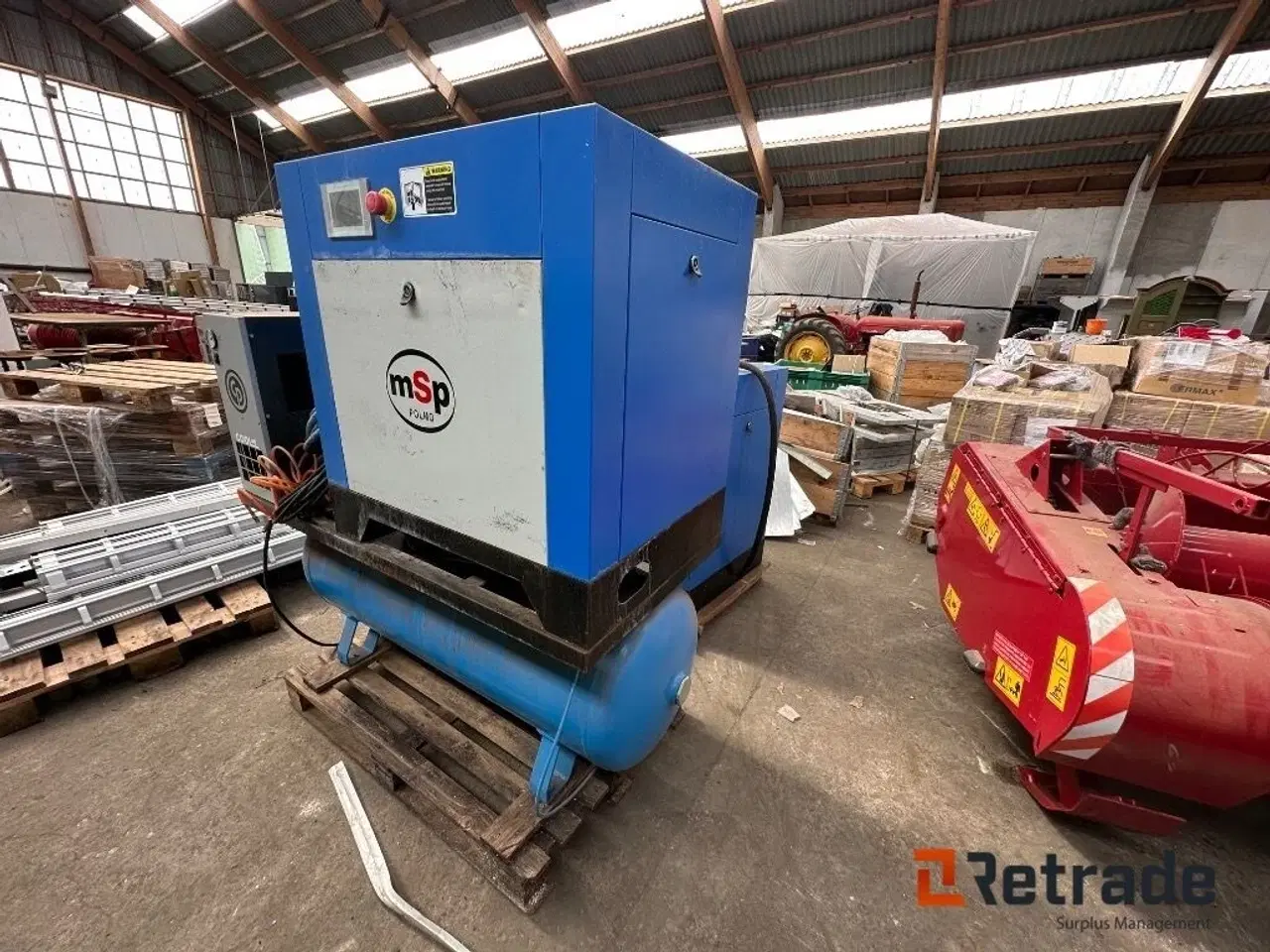 Billede 2 - - - - Skruekompressor MSP KPL-270/L-11/0,5