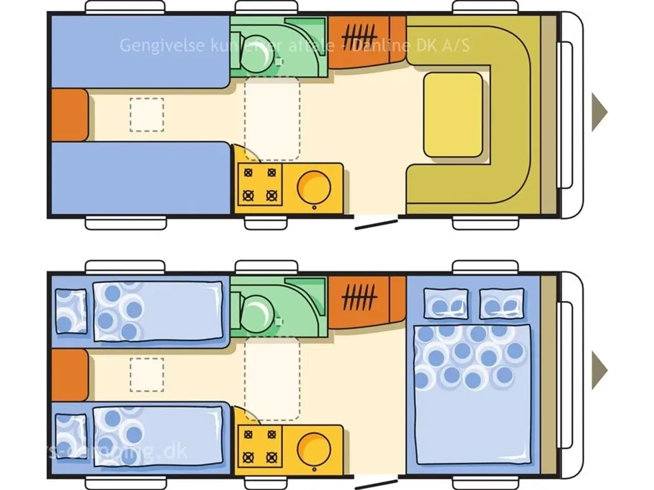 Billede 11 - 2012 - Adria Alpina 563 UL   VELHOLDT VINTERVOGN MED RUNDSIDDEGRUPPE I LÆDER