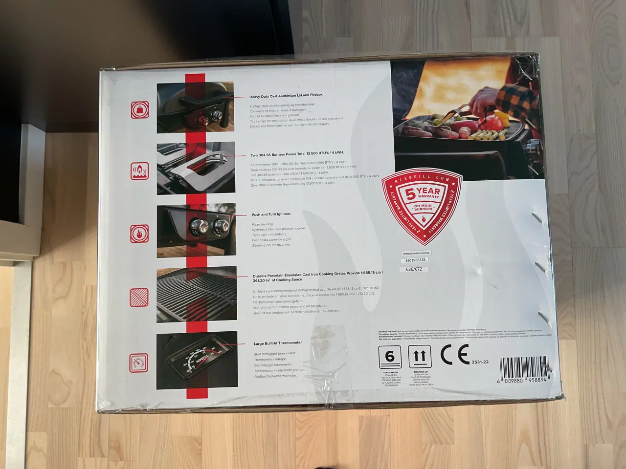 Billede 9 - Ny Nexgrill Transportabel Bærbar gasgrill med 2 br