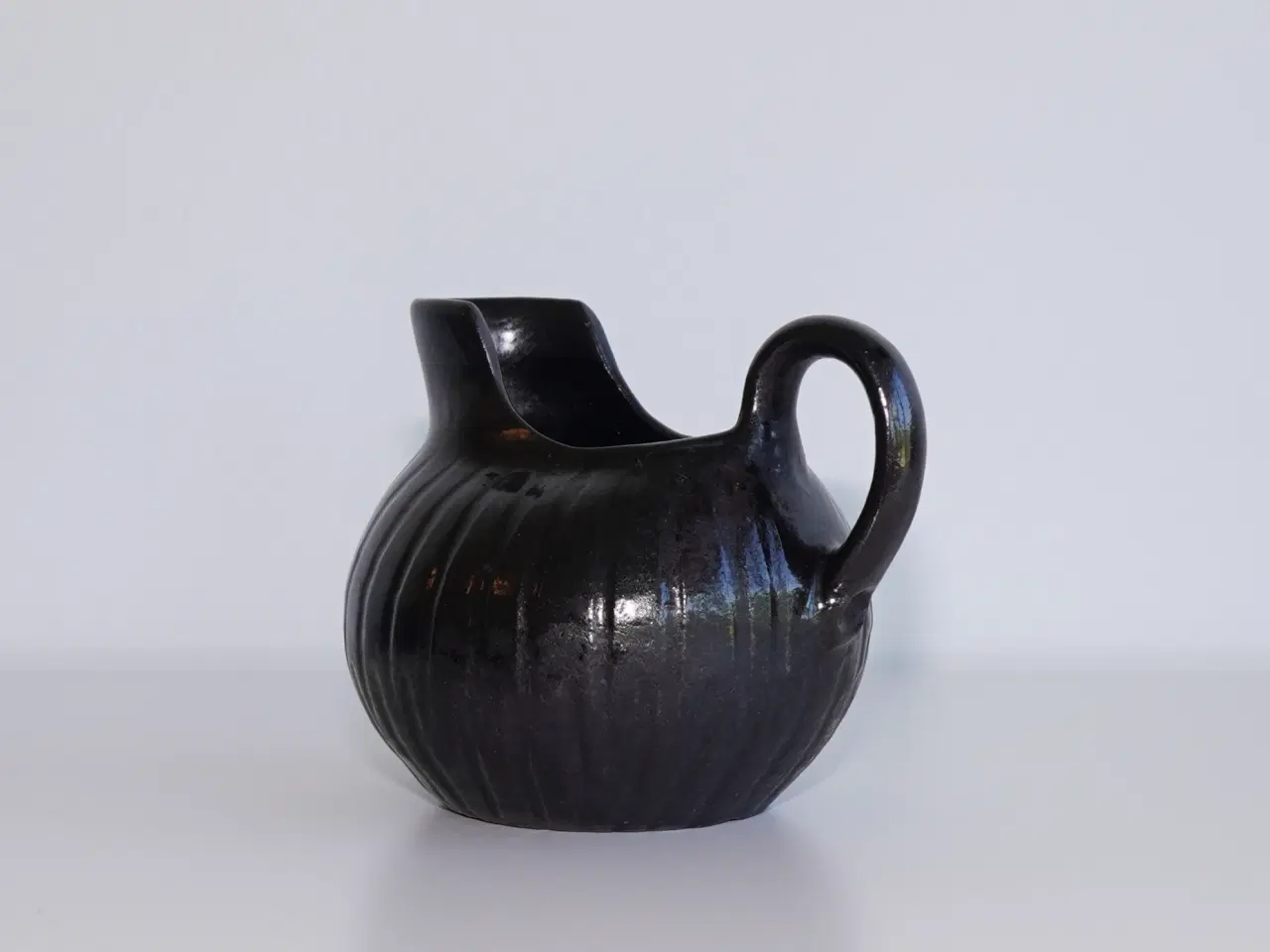 Billede 7 - Vintage kande / hankevase i stentøj - Signeret GV