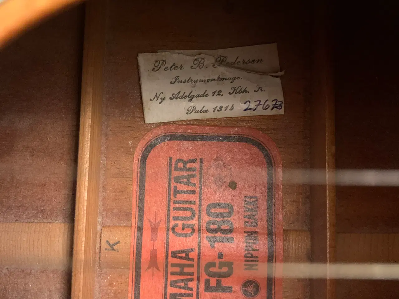 Billede 4 - Yamaha- FG-180 Red Label Nippon Gakki, Japan