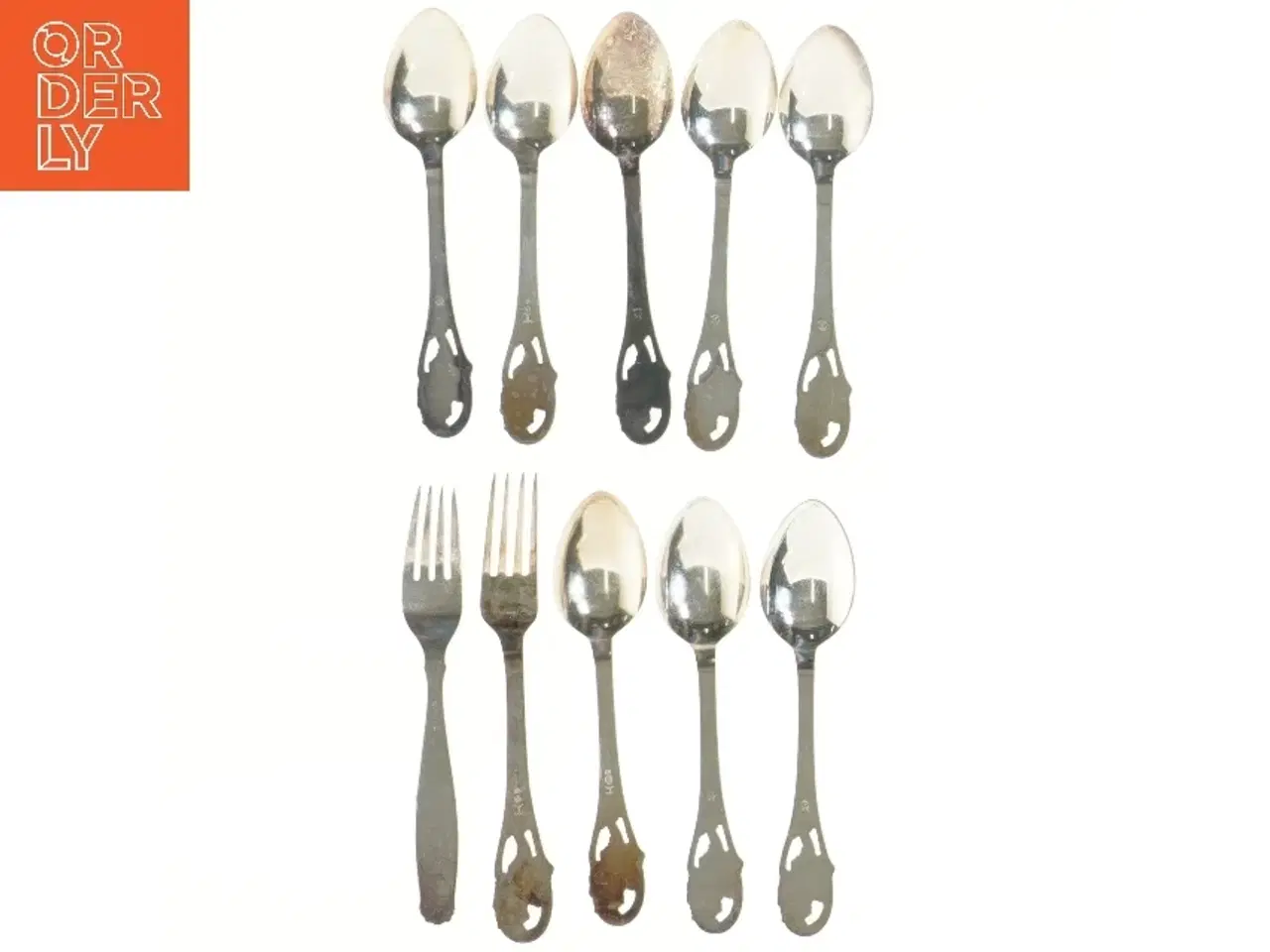 Billede 1 - Bestik sæt med skeer og gafler (str. 18-20 cm)