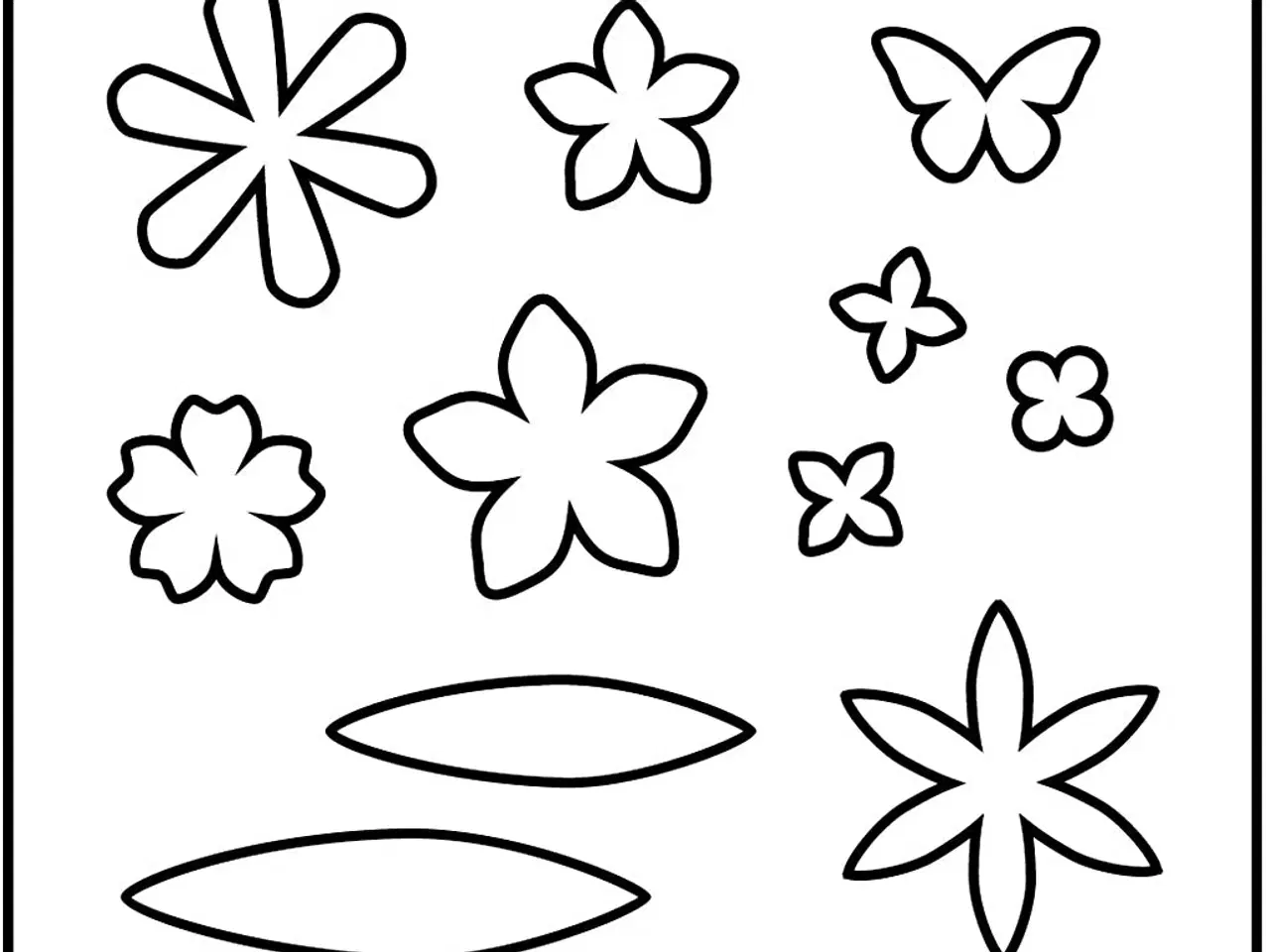 Billede 1 - Blomsterskæreskabelon 14x15,25 cm - 1 stk.