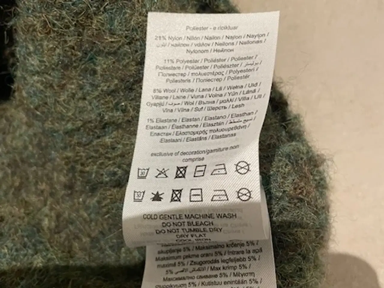 Billede 5 - Striktrøje grøn