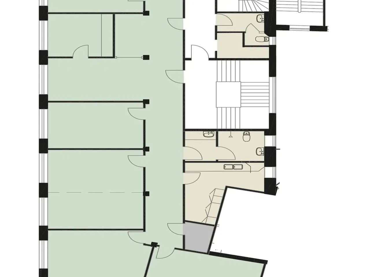 Billede 17 - Lyse kliniklokaler med central placering