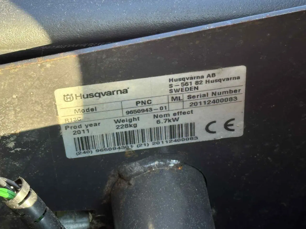 Billede 5 - Husqvarna Rider R13C 2011 hydrostat