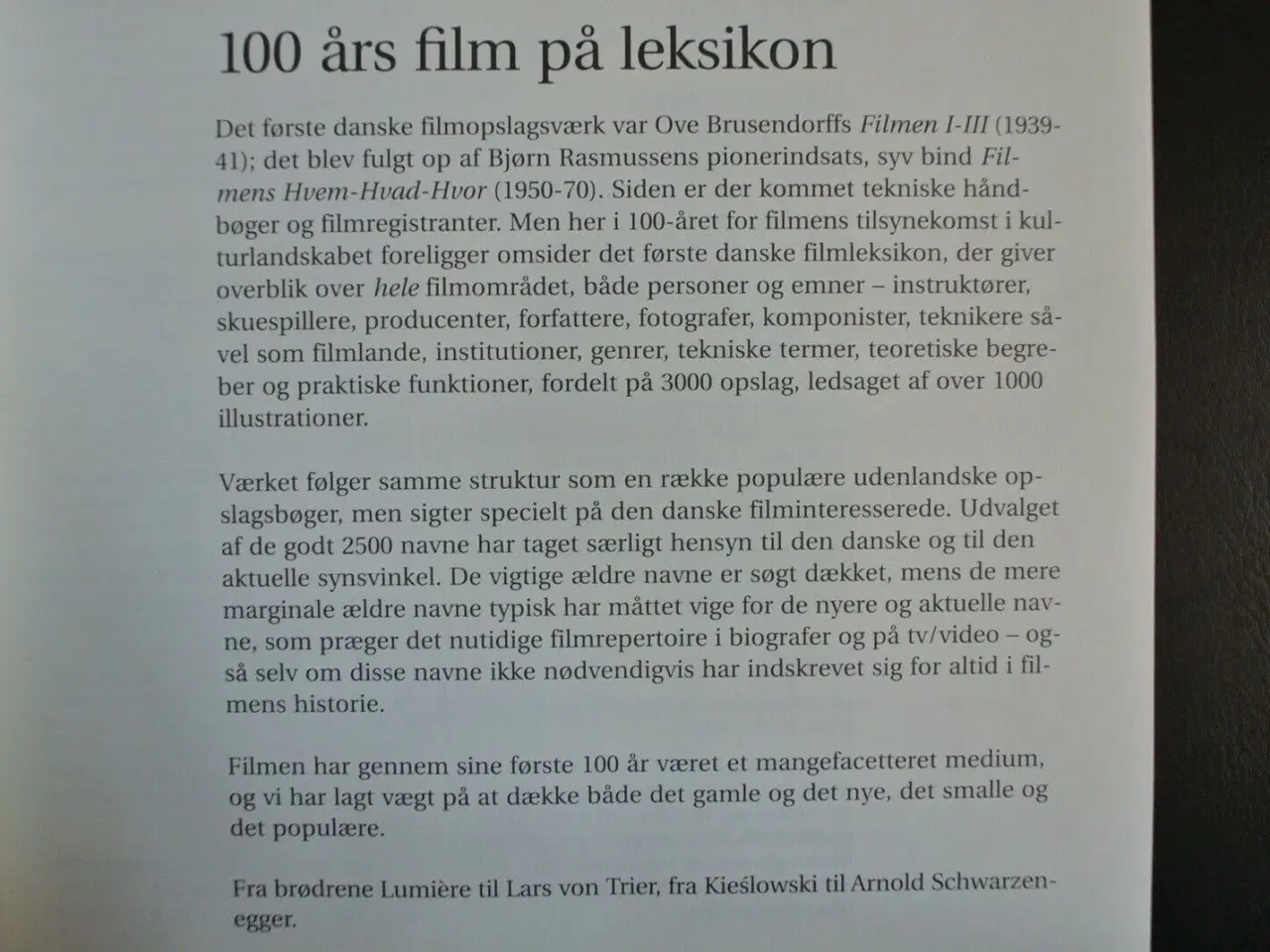 Billede 2 - filmleksikon, red. af peter schepelern, emne: leks