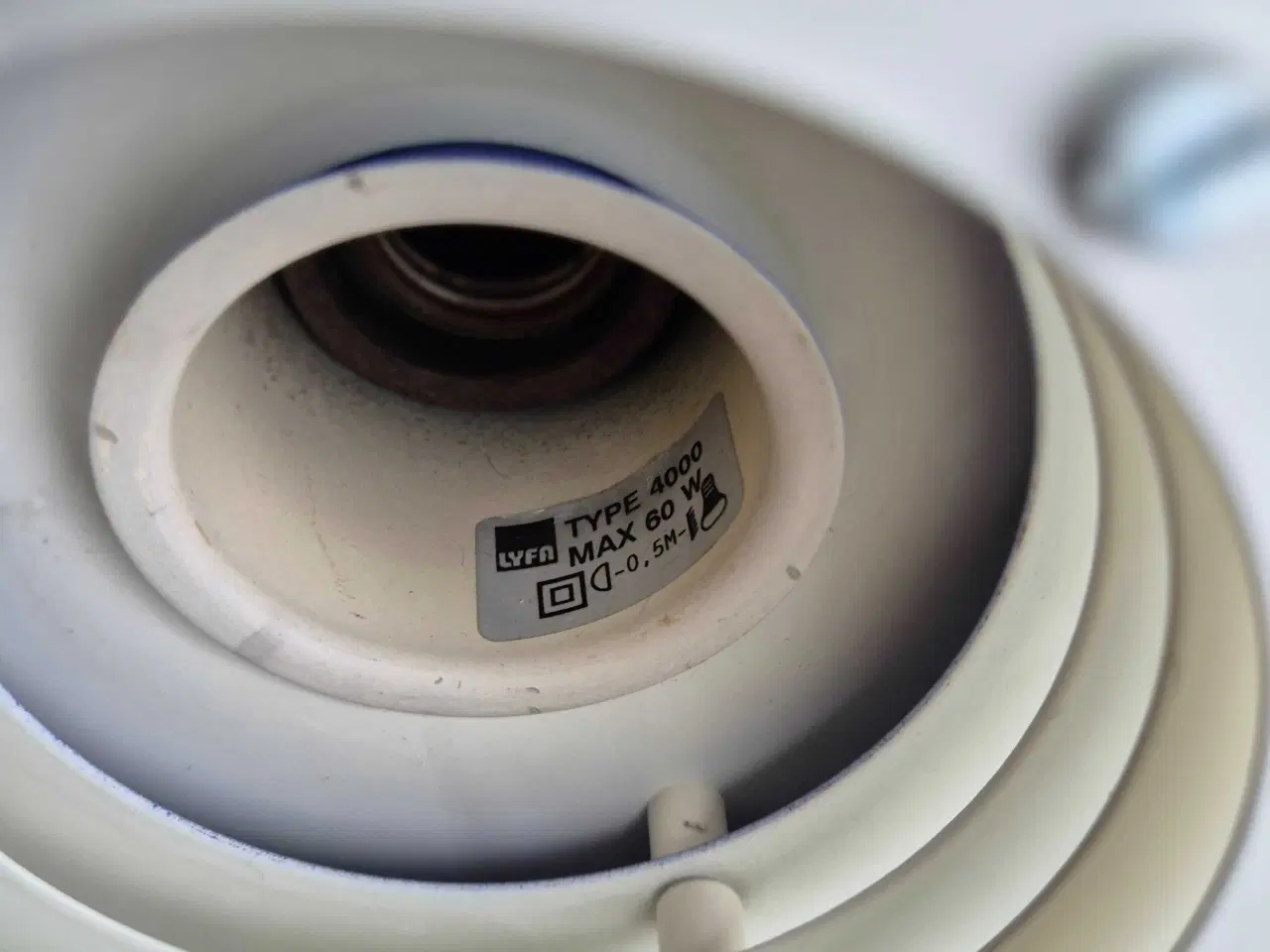 Billede 16 - Klassisk blå retrolampe fra Lyfa