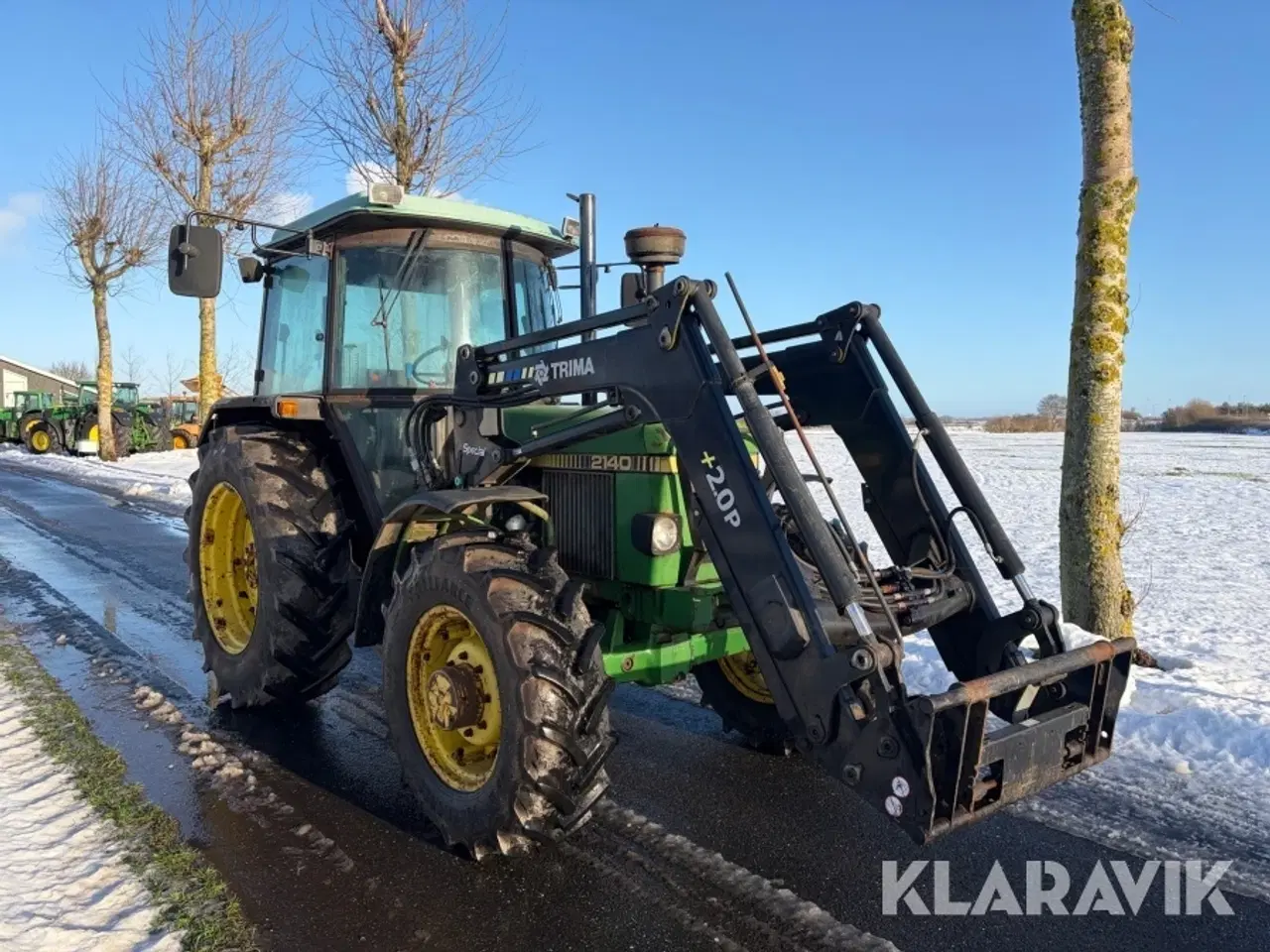 Billede 7 - Traktor John Deere 2140 med frontlift