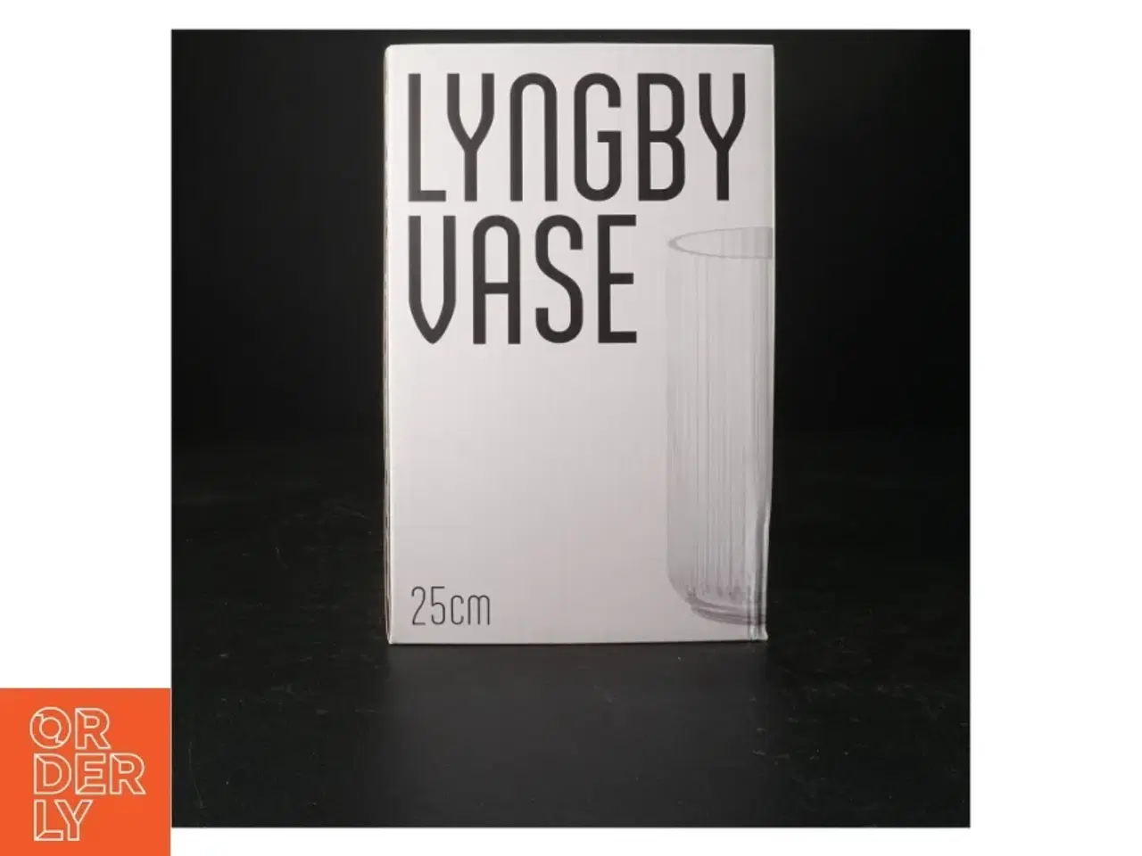 Billede 2 - Lyngby glasvase fra Lyngby (str. 25 cm)