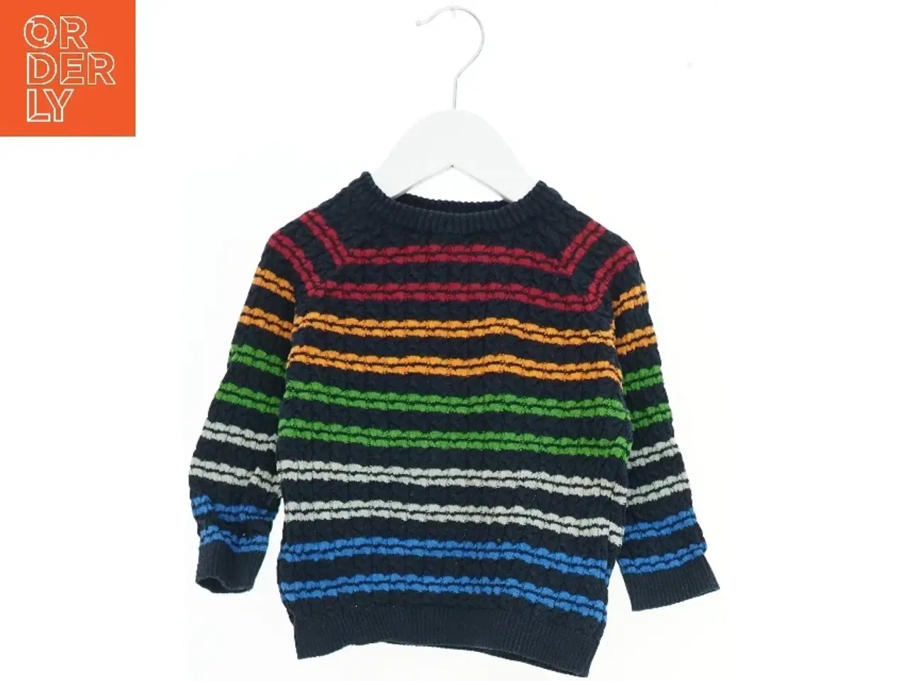 Billede 1 - Striktrøje med stribemønster fra Next (str. 86)
