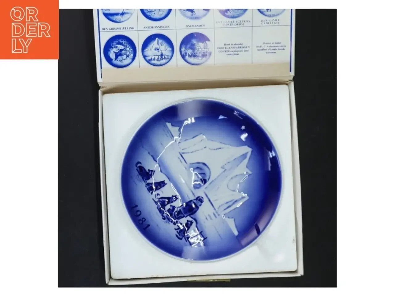 Billede 5 - H.C. Andersen juleplatte 1981 fra Desiree (str. Ø 19 cm)