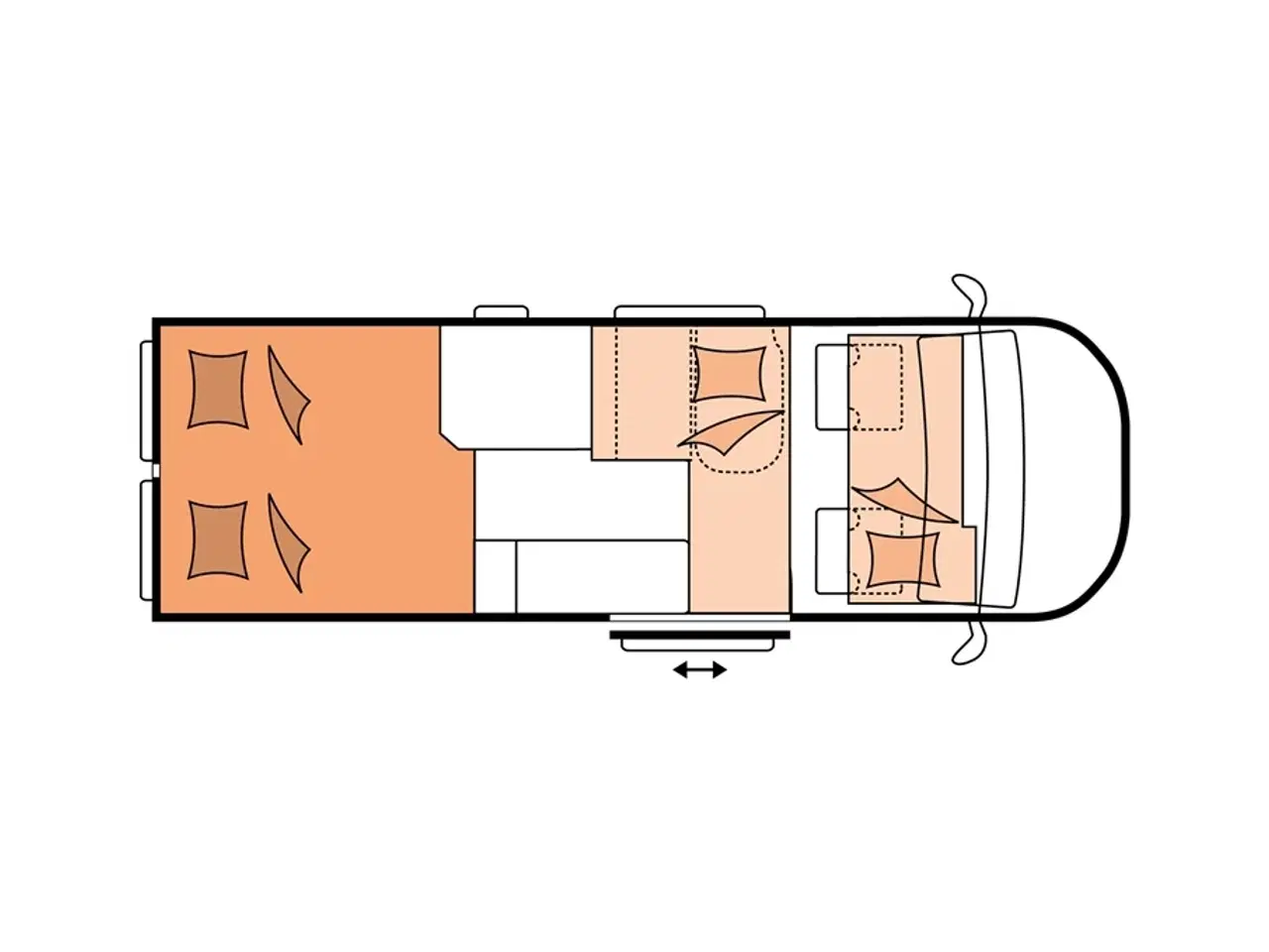 Billede 11 - 2025 - Hobby   PÅ VEJ HJEM. Total udstyret autocamper. Det er friheden på hjul. Vi er aut. Hobby forhandler.