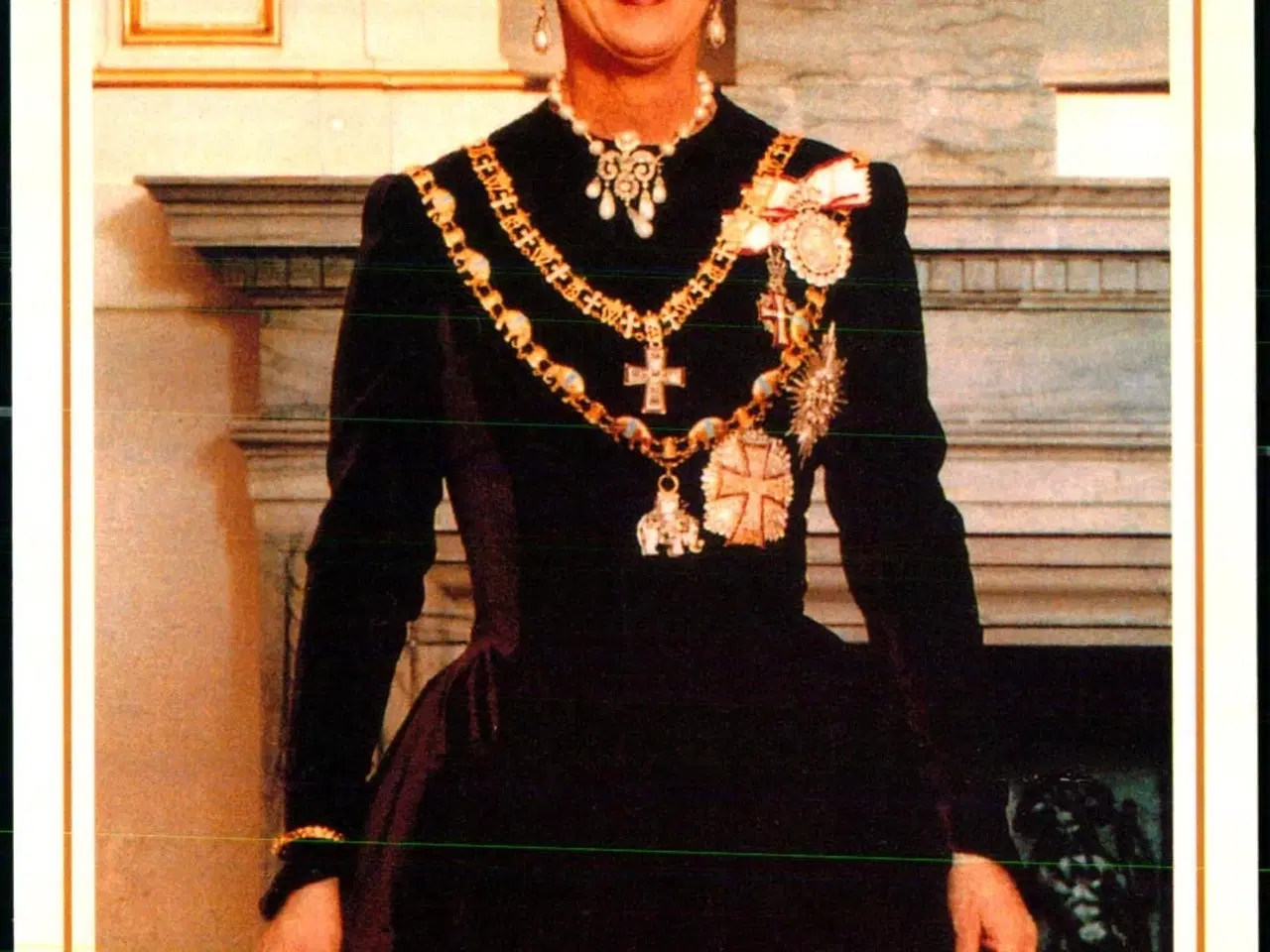 Billede 1 - Dronning Margrethe II - Agenda  I P - 12x17 cm. - Ubrugt