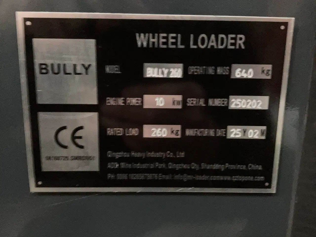 Billede 7 - Minilæsser Bully 260