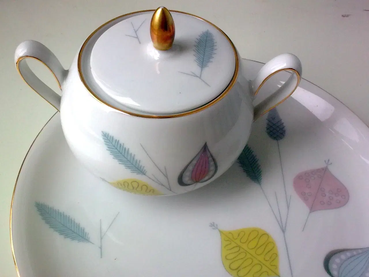 Billede 1 - Grafisk Bucka & Nissen Danmark dekor krukke m fad