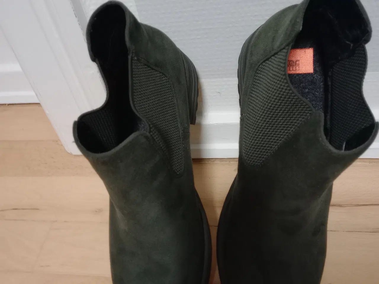 Billede 1 - Rieker green boots 