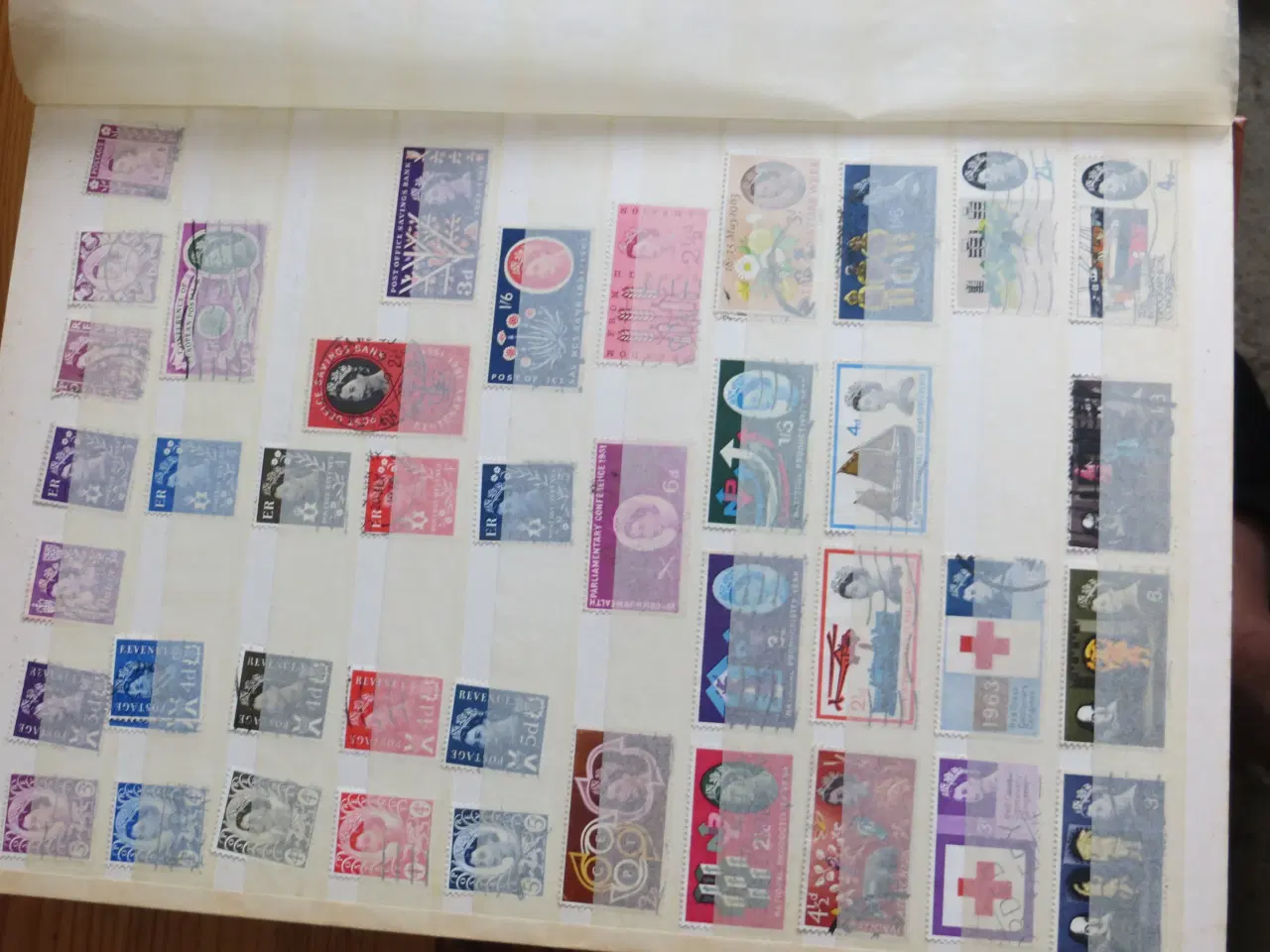Billede 5 - frimærker fra England ca. 780+ 1 kg afklip 30 år 
