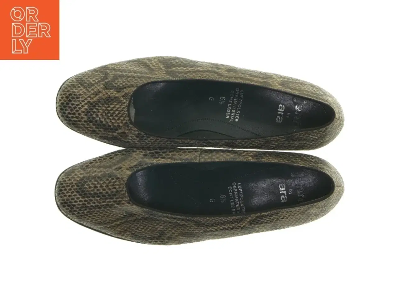 Billede 5 - Sko med slangeskin mønster fra Jenny By Ara (str. 37 )