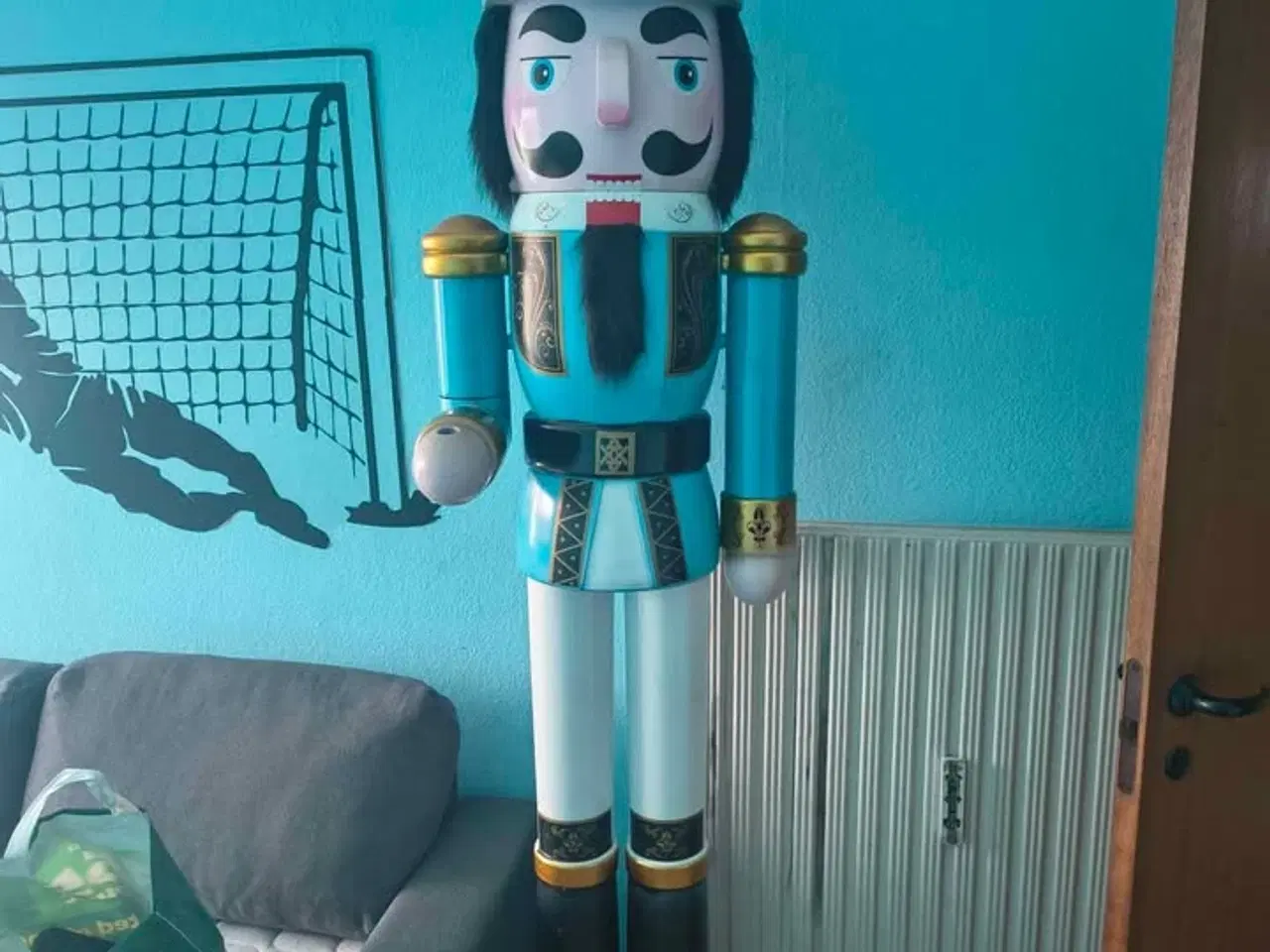 Billede 1 - stor nøddeknækker 2.20 meter høj hent nu 800 kr