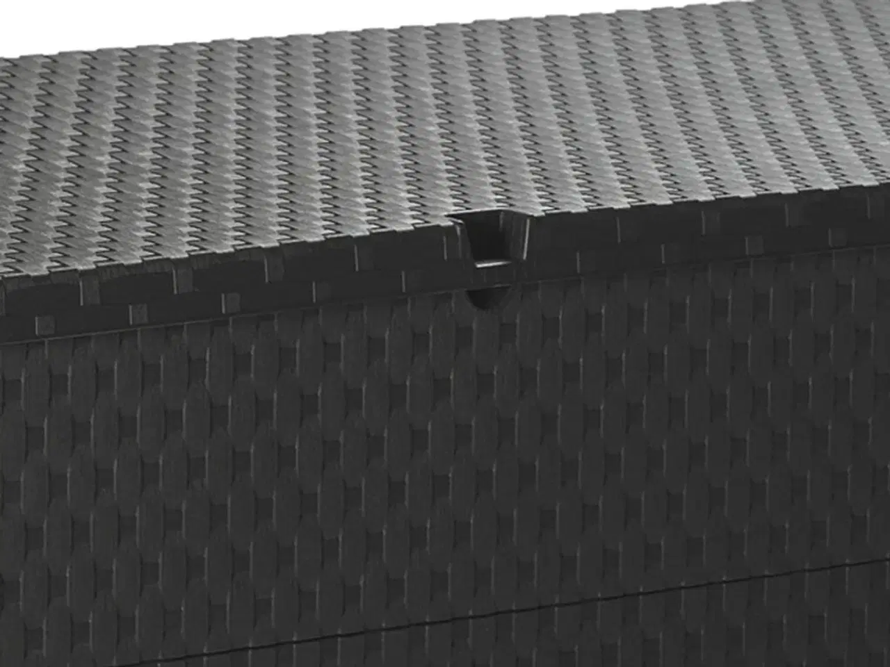 Billede 9 - Udendørs opbevaringkasse 120x56x63 cm polyrattan antracitgrå