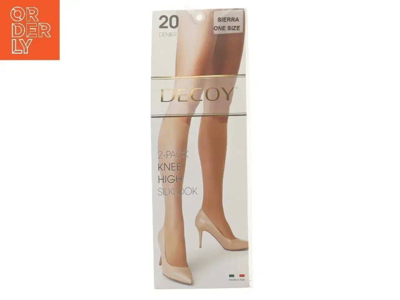 Billede 1 - Knelange nylonstrømper fra Decoy (str. onesize, cm)