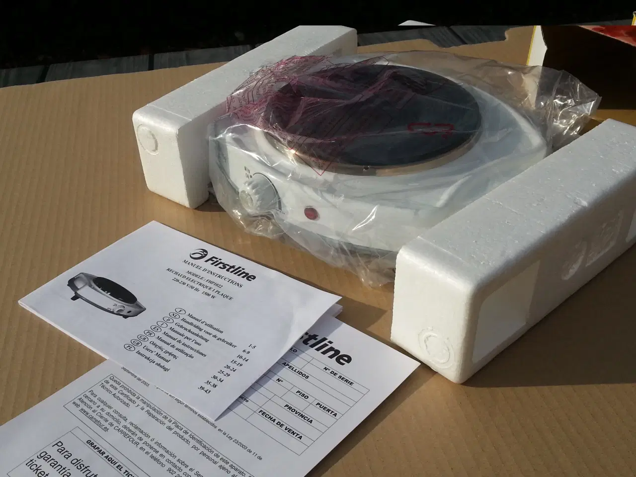 Billede 3 - Elektrisk kogeplade 1.500W