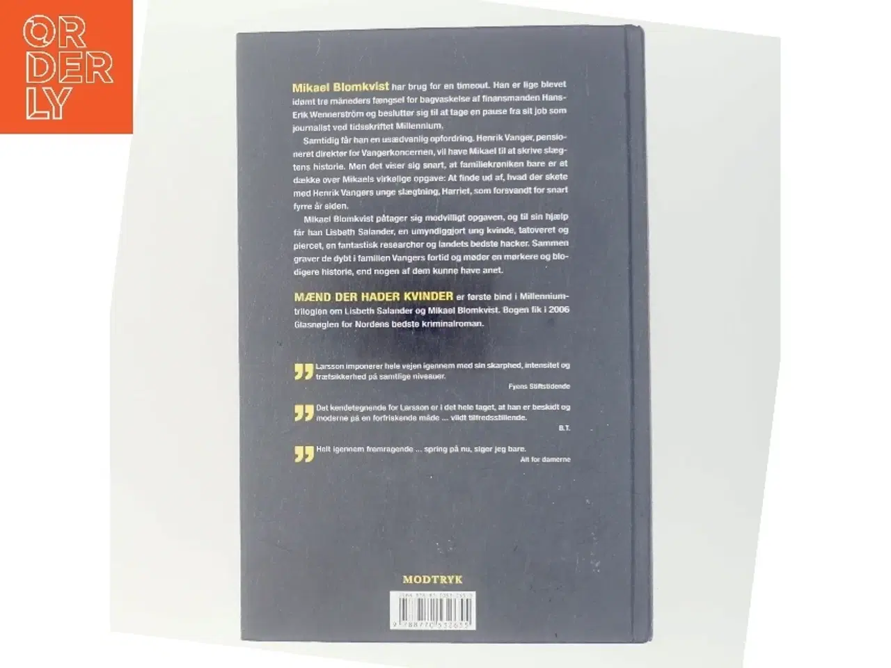 Billede 3 - Mænd der hader kvinder af Stieg Larsson (Bog)