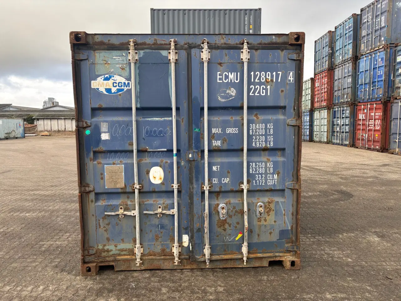 Billede 1 - 20 fods Container - ID: ECMU 128917-4