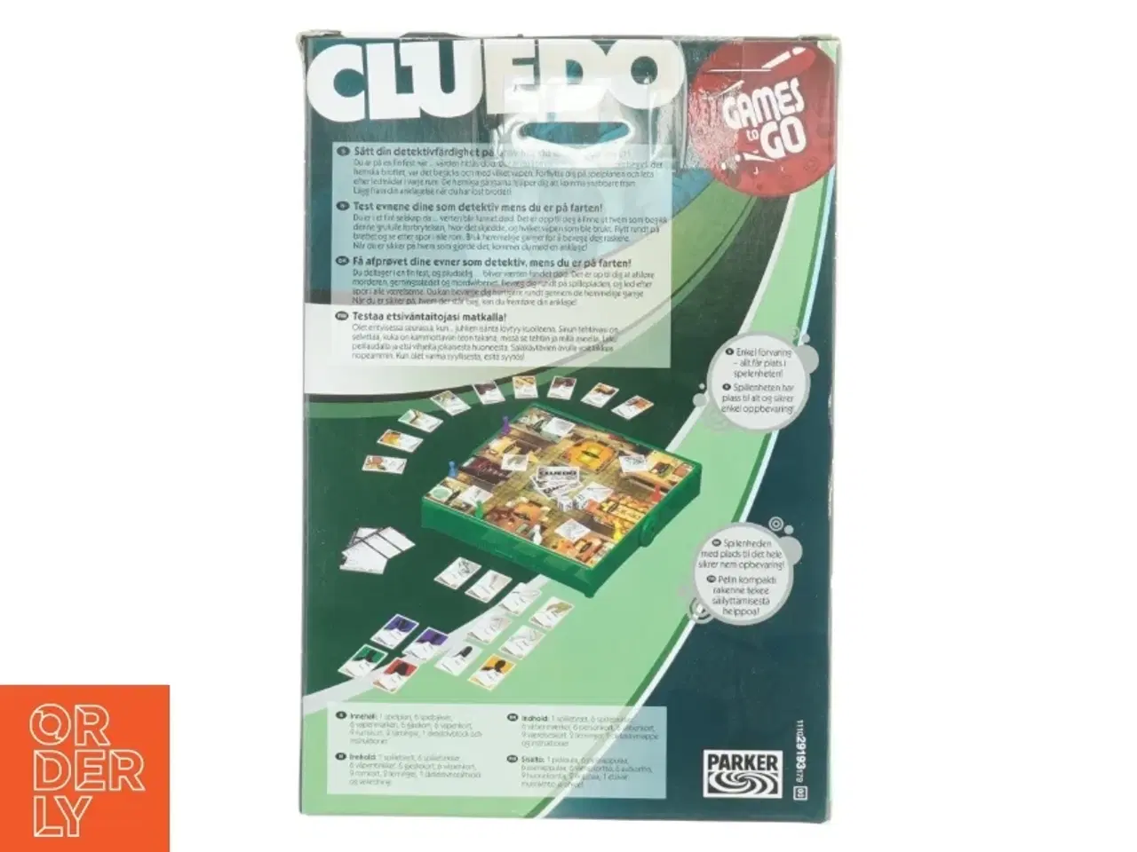 Billede 4 - Cluedo brætspil fra Hasbro (str. 23 x 16 cm)