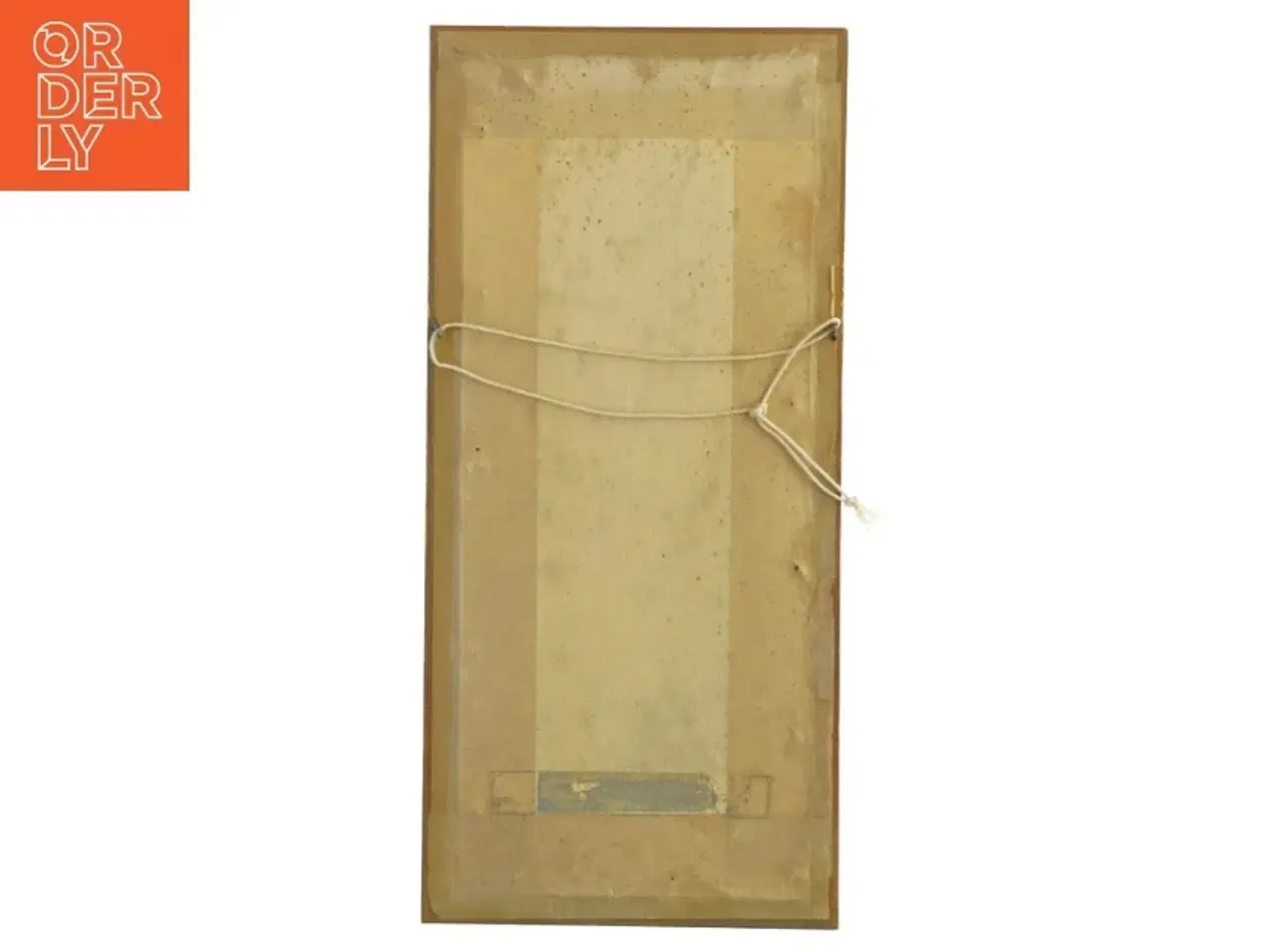 Billede 4 - Gammelt maleri af barn med bog i ramme (str. 31x14,5 cm)