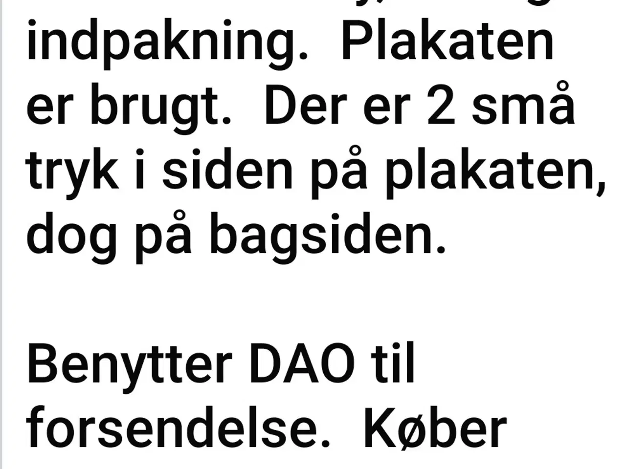 Billede 5 - Fiskbo ramme 30x40 cm  inklusive plakat fra Ikea 