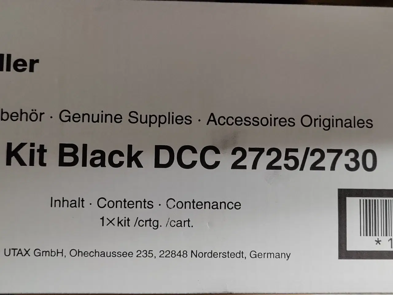Billede 1 - DCC 2725/2730 - Black Laser Toner