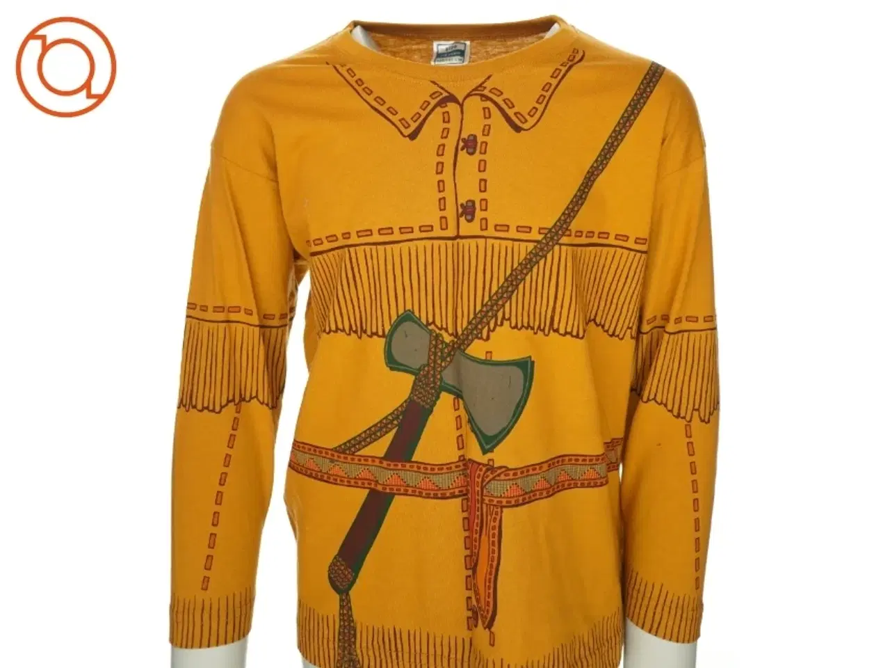 Billede 1 - Indianer udklædning med bluse og bukser (str. 120/140)