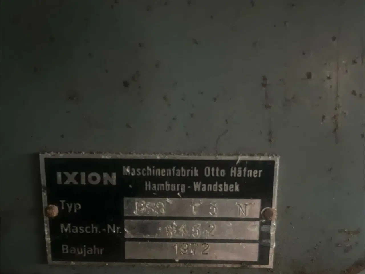 Billede 3 - Søjleboremaskine IXION konus 1