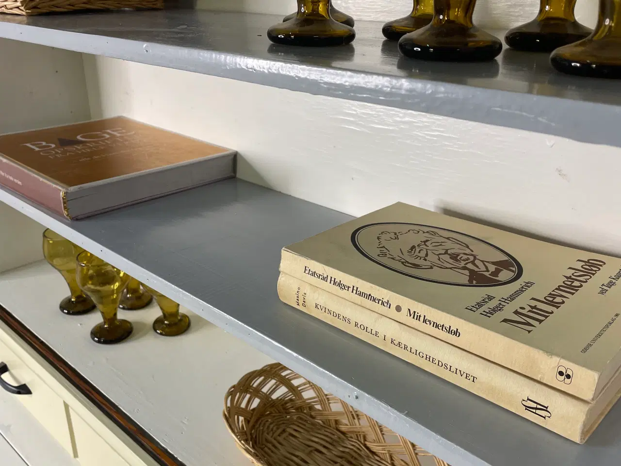 Billede 7 - Københavnerskab med gult glas