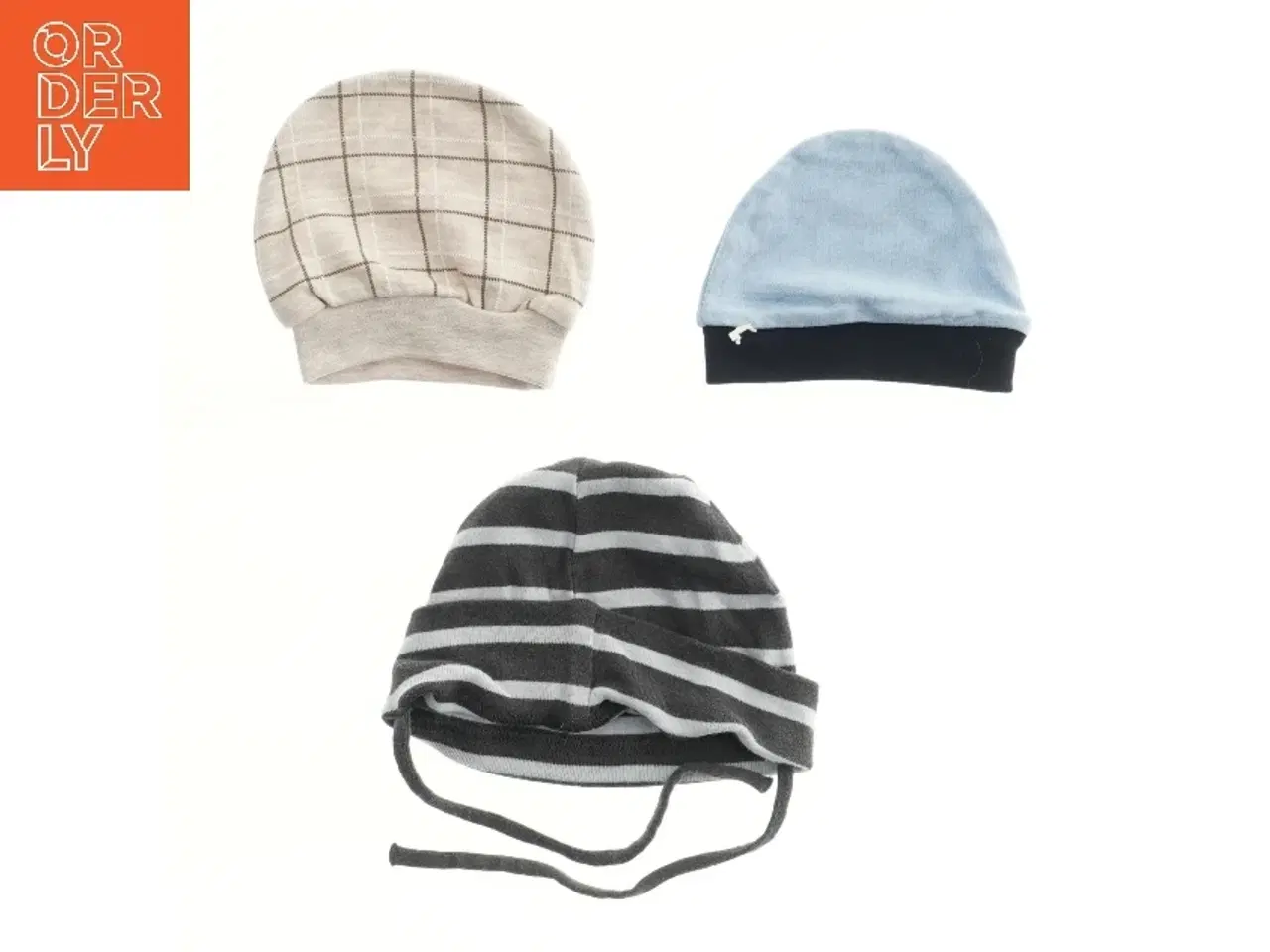 Billede 2 - Tre små huer til børn (str. 18,5 cm)