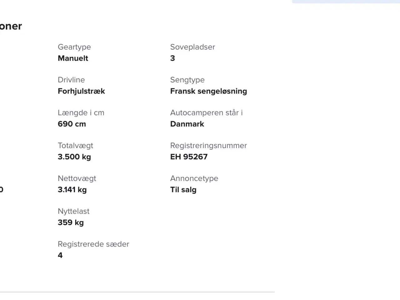 Billede 15 - Autocamper LMC/Fiat 2,3 6 trins kun kørt om sommer