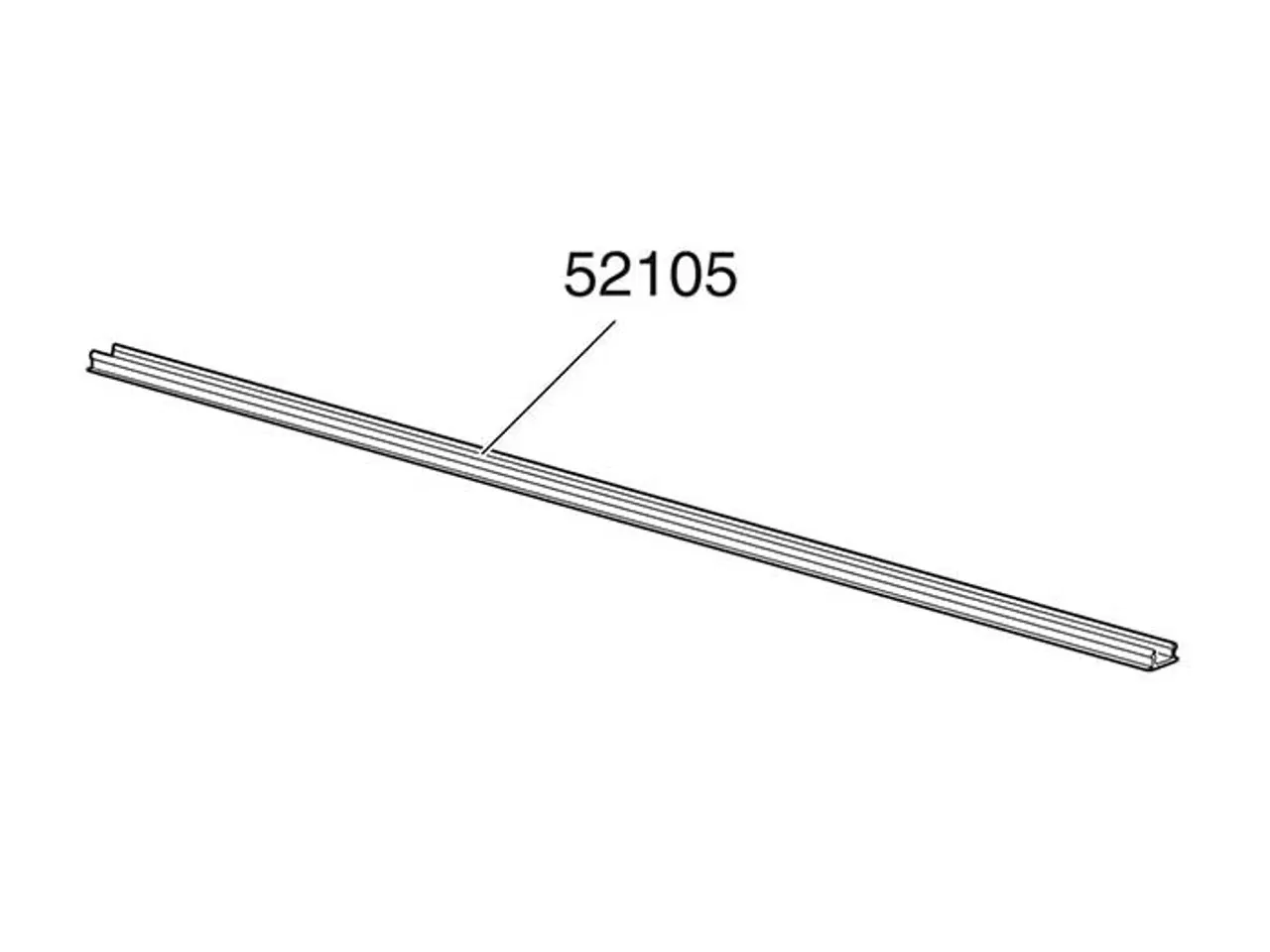 Billede 1 - Thule liste til Thule stænger underside