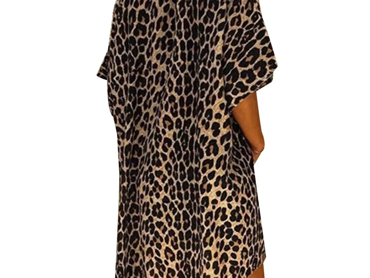 Billede 2 - Leopard print - Løs og luftig party Bluse/Top 