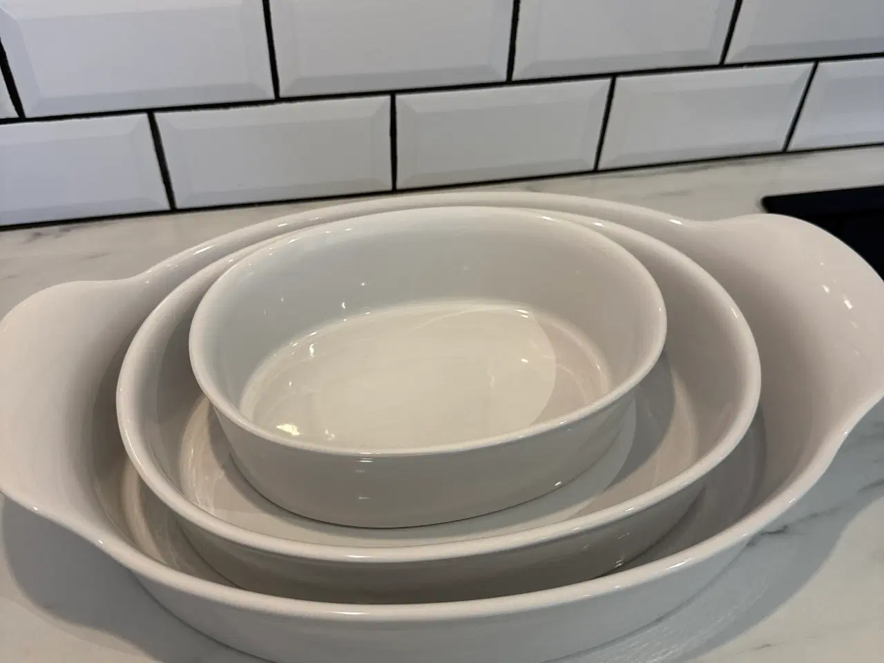 Billede 1 - 3 stk ovnfaste fade fra IKEA 