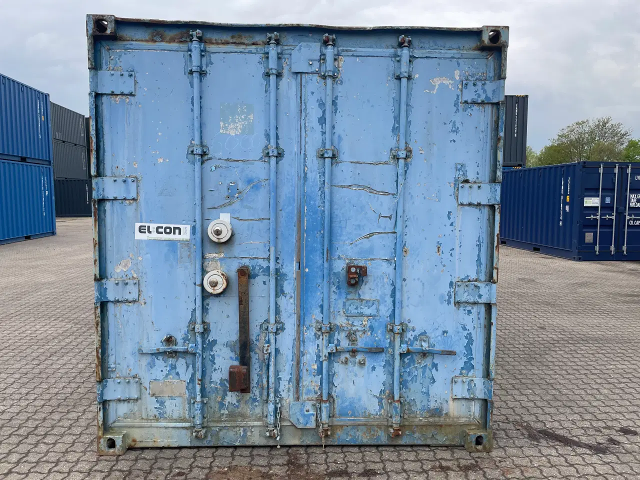 Billede 1 - 20 fods Container- ID: Blå elcon