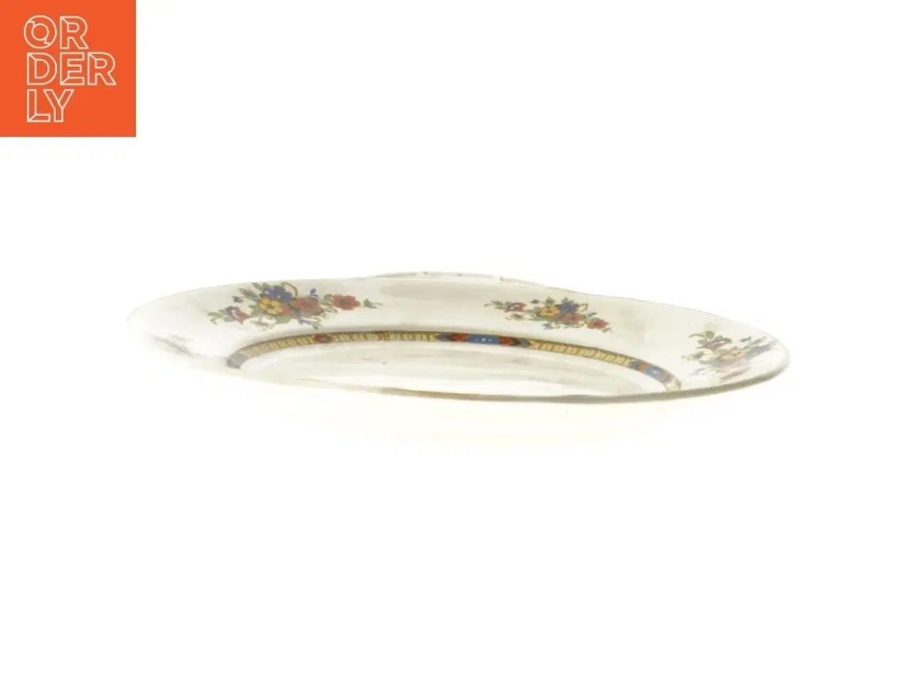 Billede 2 - Retro tallerken med blomstermønster fra Titan Ware (str. Ø 25 cm)